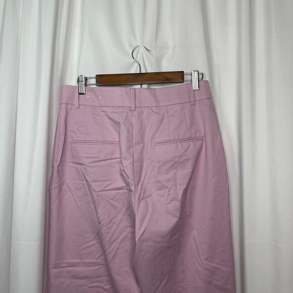 Ann Taylor pants chinos slacks women's 8 violet pink purple deep cuffs - Picture 5 of 14